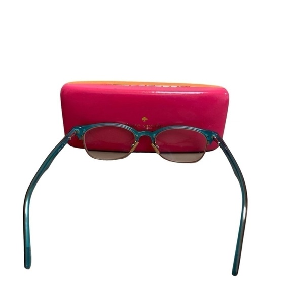 Kate Spade Ivonne 0JEY Frames Turquoise Eye Glasses And Comes‎ With Pink Case - Picture 3 of 12